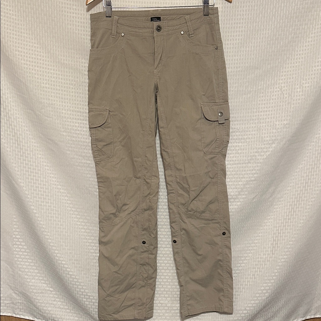 758 Stylish Womens Cargo Pants In Tan
